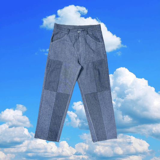 Patchwork denim...