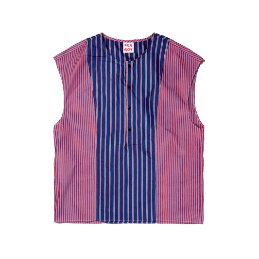 Two tone stripe shirt